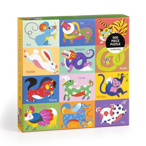 Galison Puzzle Chinese zodiac 500 pieces