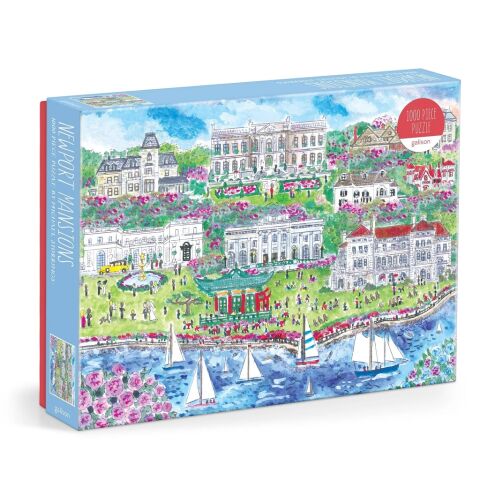 Galison Puzzle Michael Storrings Mansions in Newport 1000 pieces
