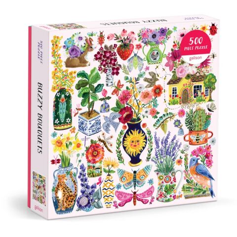 Galison Puzzle Flowers full of life 500 pieces