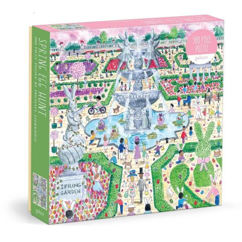 Galison Puzzle Michael Storrings Easter Egg Hunt 500 pieces