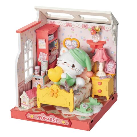 RoboTime 3D wooden jigsaw Miniature House Mousse's sweet night