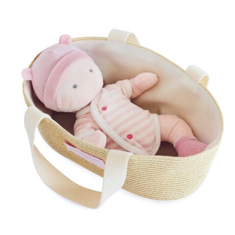 Doudou Jolijou Pola doll in pram bag 28 cm