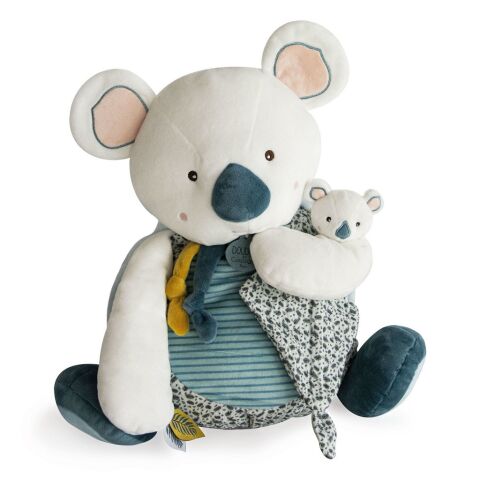 Doudou Koala Yoca with space for storing pyjamas 40 cm