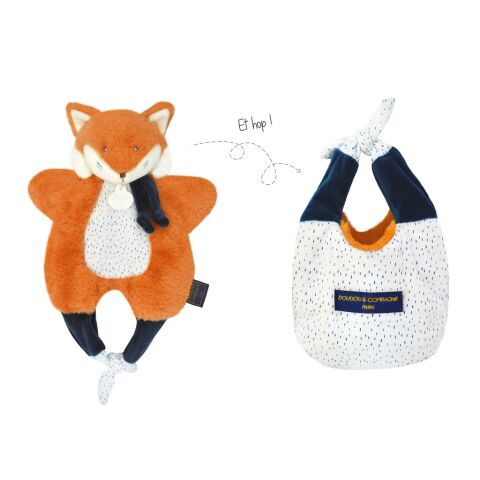 Doudou Fox in 3in1 bag