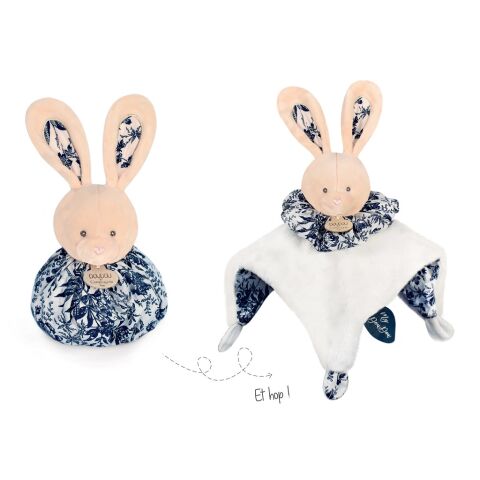 Doudou Toadstool beige rabbit 3in1