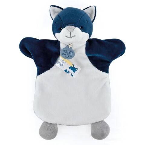 Doudou Plush Wolf Puppet 25 cm
