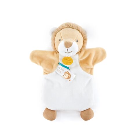 Doudou Plush Puppet Lion 25 cm