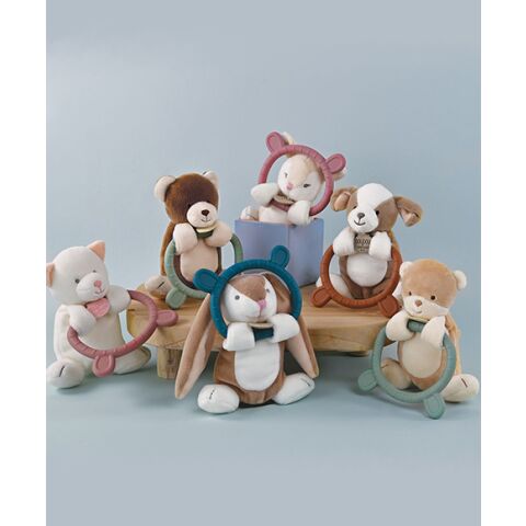 Doudou Plush toy with teether HOULAHOP 1 pc