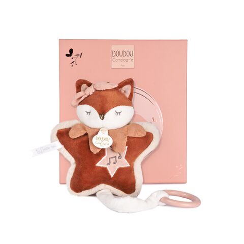 Doudou Gift Set Plush Fox Mina Playing Melody 16 cm