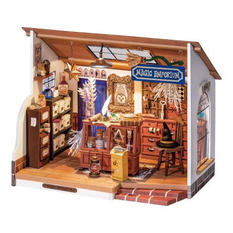 RoboTime 3D wooden puzzle Miniature house Magic shop