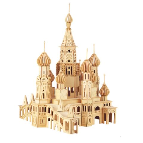 Woodcraft Wooden 3D Puzzle Church Petersburg