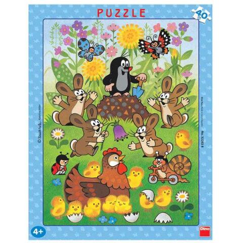 Dino Paper puzzle Mole and Easter 40 pieces