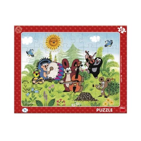 Dino Board puzzle Mole and the band 40 pieces