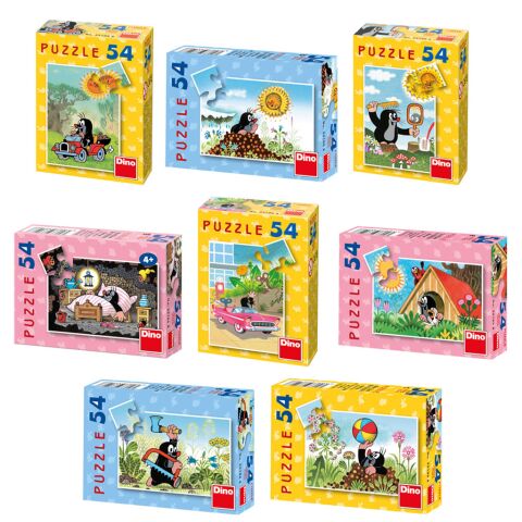 Dino Paper Puzzle Mole 54 pieces