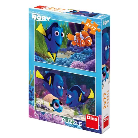 Dino Puzzle Dory found herself 2x77 pieces
