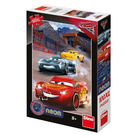Dino Puzzle Cars 3: Victory Wheel 100 XL pieces