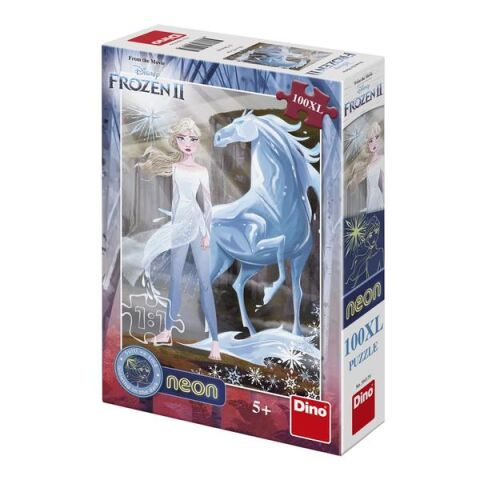 Dino Puzzle Frozen II with Ice Horse 100 pieces