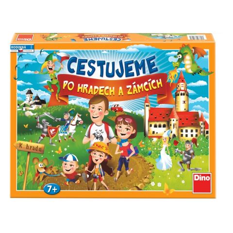 Dino Family game Travelling through castles and palaces