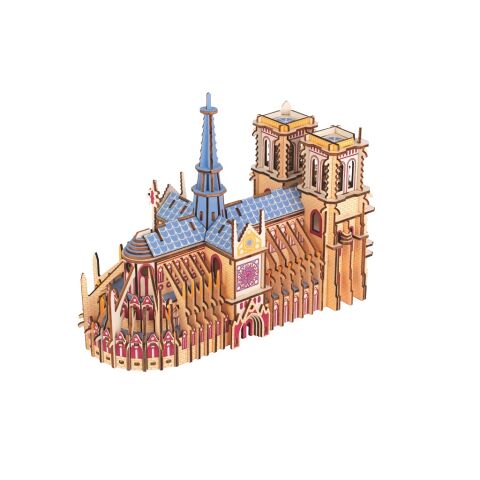 Woodcraft Wooden 3D Puzzle Notre-Dame Cathedral