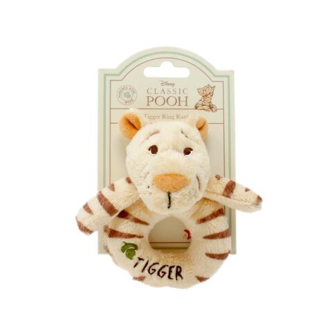 Rainbow Plush Tiger Rattle