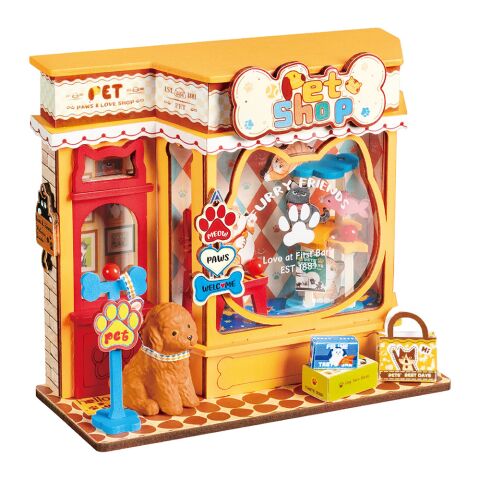 RoboTime 3D wooden jigsaw Miniature House Mini Pet shop