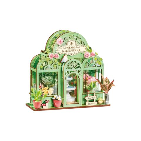 RoboTime 3D Puzzle Garden with Green Fountain