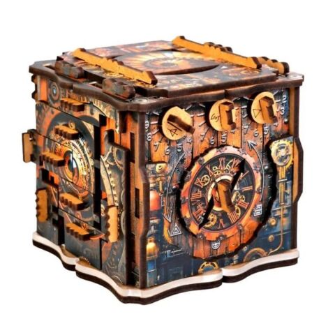 EscapeWelt Wooden puzzle iQube Dark Box