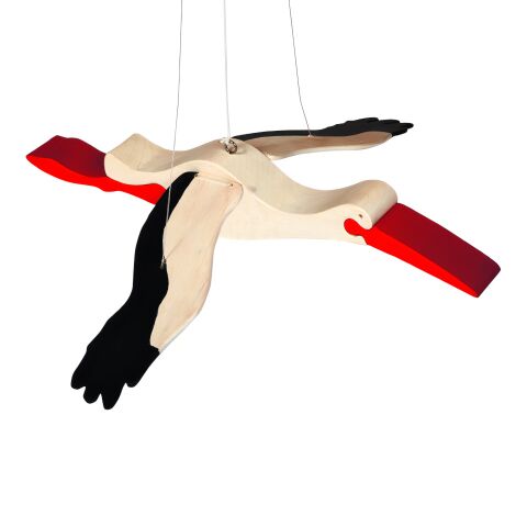 Fauna Wooden stork for hanging
