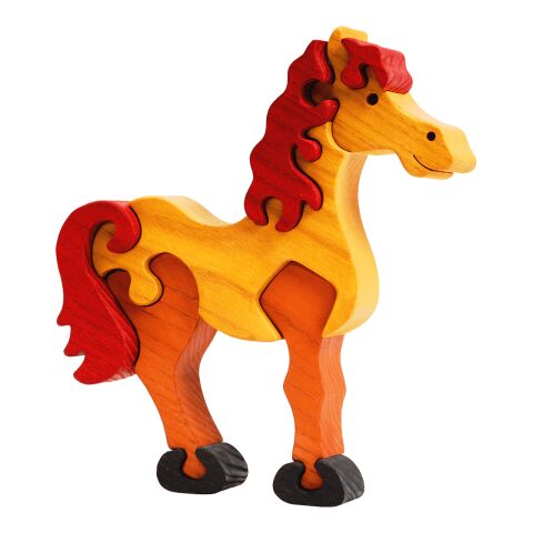 Fauna Solid wood jigsaw puzzle big brown horse