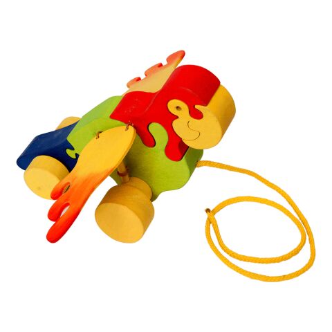 Fauna Solid wood pull toys parrot