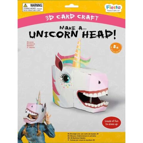 Fiesta Crafts Creative set 3D Unicorn mask
