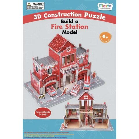 Fiesta Crafts 3D puzzle Fire Station