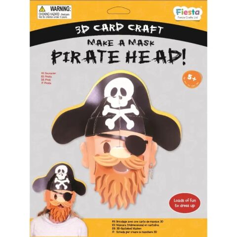 Fiesta Crafts Creative set 3D mask Pirate