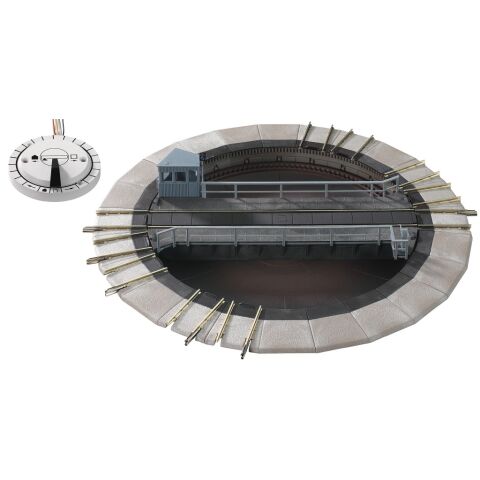 Fleischmann Electric turntable with switch 183 mm - 6154