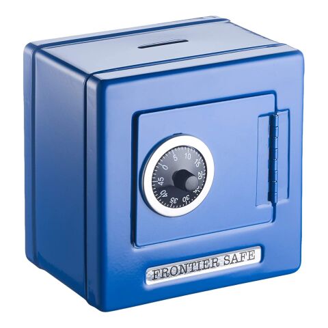 Goki Metal cash box Safe blue