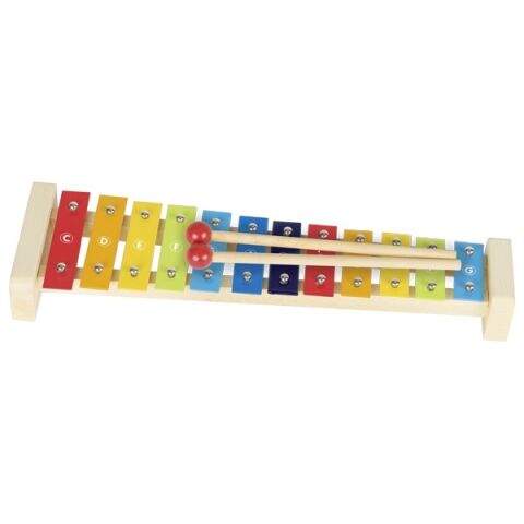 Goki Xylophone with Rainbow songbook