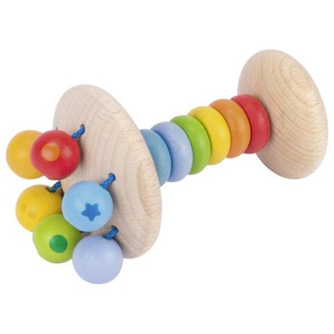 Goki Elastic Rattle Rainbow