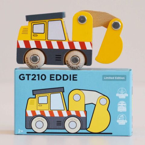 Le Toy Van Wooden Excavator Eddie