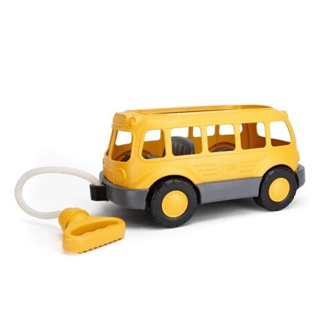 Green Toys Pulling School Bus