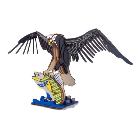 Woodcraft Wooden 3D Puzzle Eagle