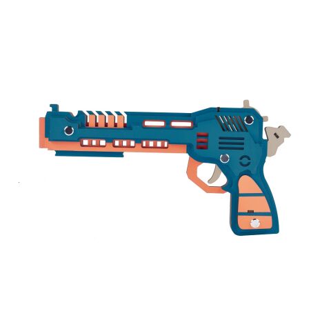 Woodcraft Wooden 3D Puzzle Rubberband Gun Wolf