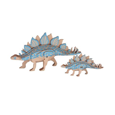 Woodcraft Wooden 3D Puzzle Stegosarus 2 in 1