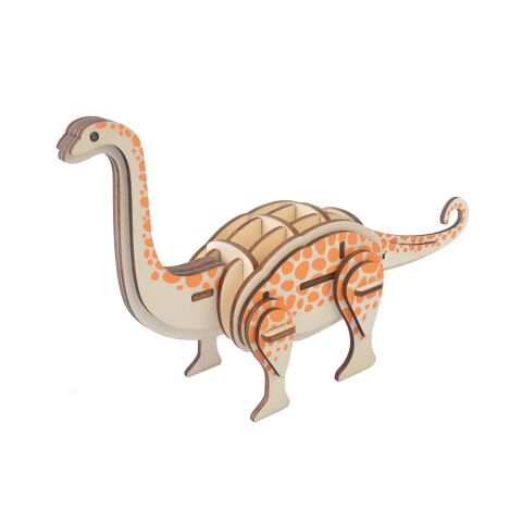 Woodcraft Wooden 3D Puzzle Brontosaurus