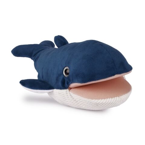 Doudou Histoire d'Ours Plush Hand Puppet Whale 30 cm