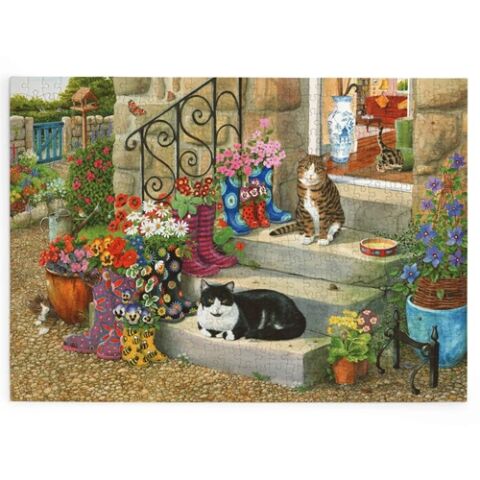 HOP Puzzle Puss 'n' Boots 500 Large Pieces