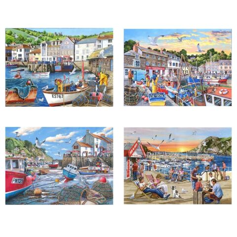 HOP Puzzle Days at the Dock 4×500 Pieces