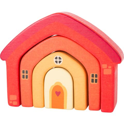 small foot Motor toy wooden folding house