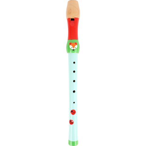small foot Wooden flute fox