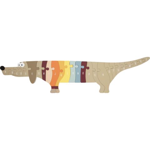 Small Foot Puzzle Letters Dachshund
