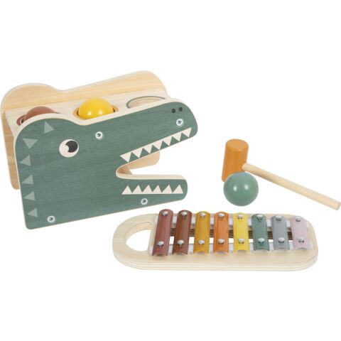 small foot Xylophone and hammer 2 in 1 Safari